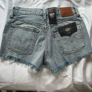 Levi 501 mid rise shorts